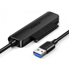 硬盘 绿联 CM321 USB 3.0-A转2.5英寸SATA硬盘  圆线款 0.5米 70609