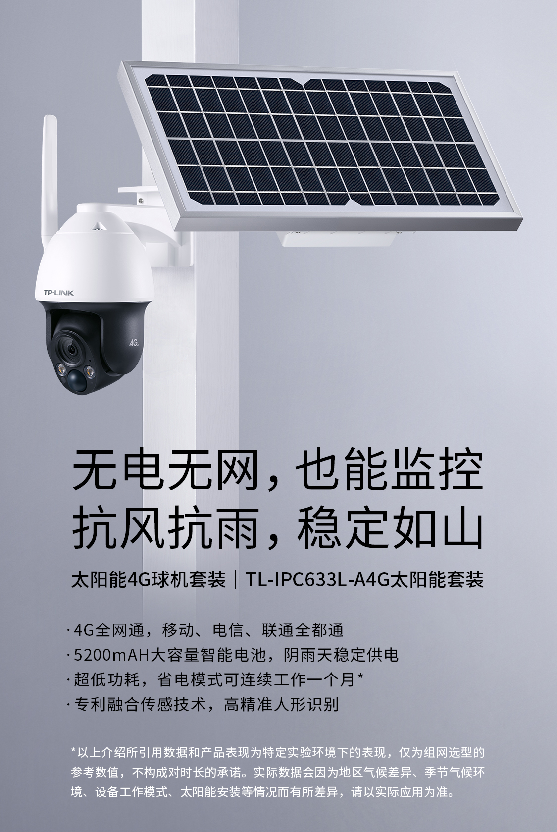 TL-IPC633L-A4G太阳能套装